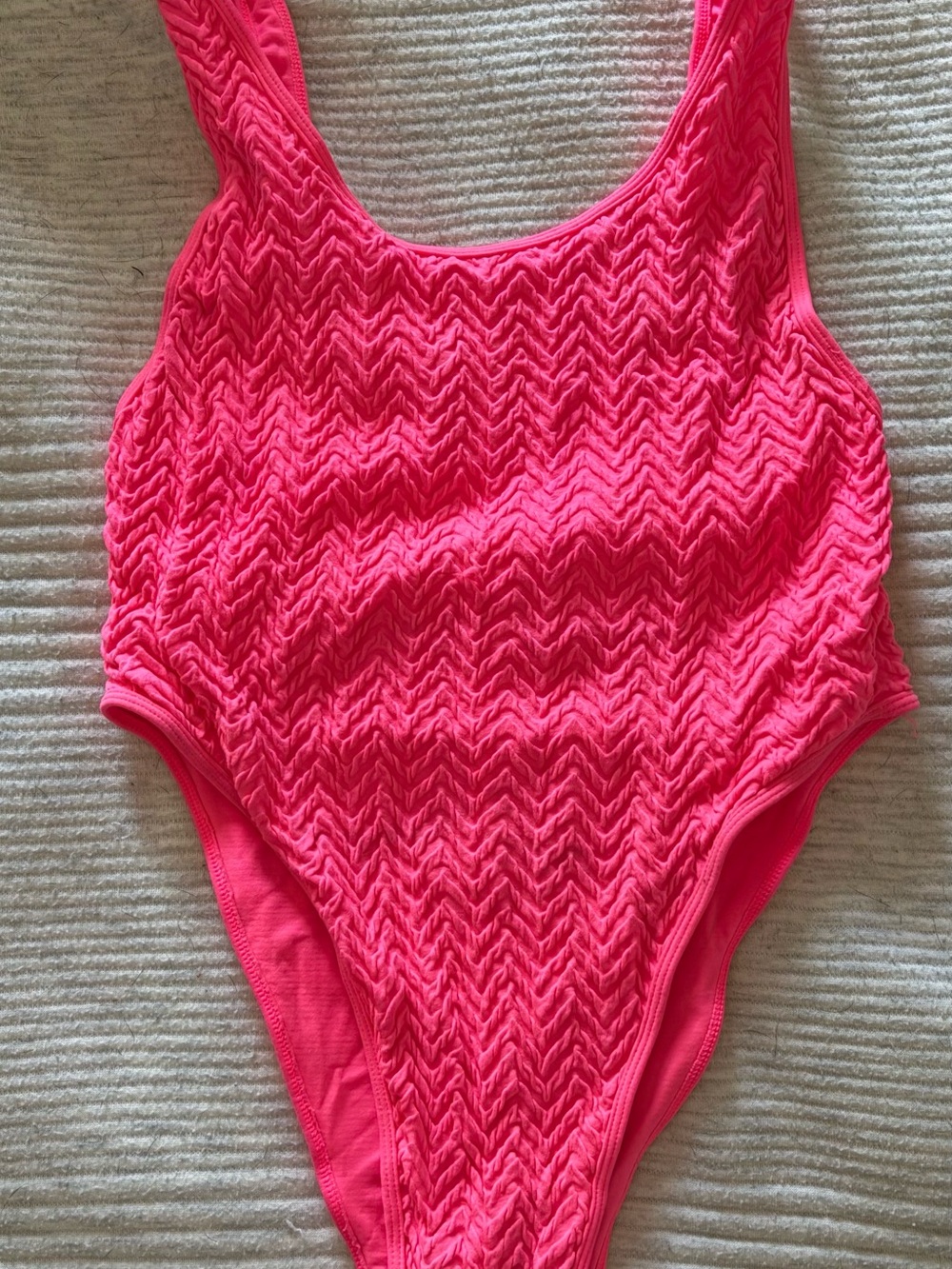 Super Stretch One-Piece Swimsuit in Bright Pink